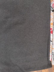 Lot of Dog themed fabric, dog, dog bone, paw print, white, black, gray, 2lb 11oz