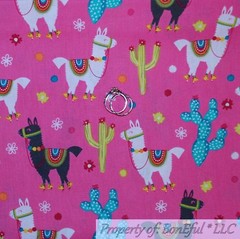 BonEful FABRIC FQ Cotton Quilt White Green Leaf BIRD Spring Pink Flower Purple S