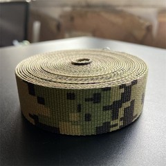 1M Digital Camouflage Webbing Non-elastic Edging Strips 2.0/2.5/3.8/5.0cm Width