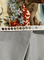 Hoffman International Fabric Hawaiian Island Hula Girl Palm Trees BTY X 42″