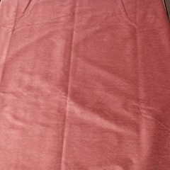 3 3/8 Yards Heavyweight Blush Pink Velour Upholstery Fabric Textured Mid-Century