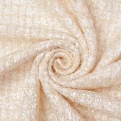 Plush Eyelash Boucle Tweed Fabric 52 Inch Apparel & Upholstery Viscose Cotton