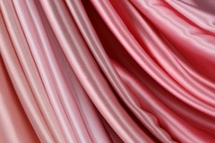Peach Satin Charmeuse Fabric by the Yard, Silky Charmeuse for Bridal Fashion