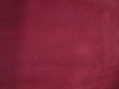 Vtg. Estate Find, Faux Swede Cranberry Red Fabric 58″ W x Less than 1 Yd. AS IS