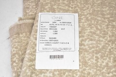 ONE Mario Sirtori Textured Upholstery Fabric 1.5M Beige DECCAN 1422227 Italy