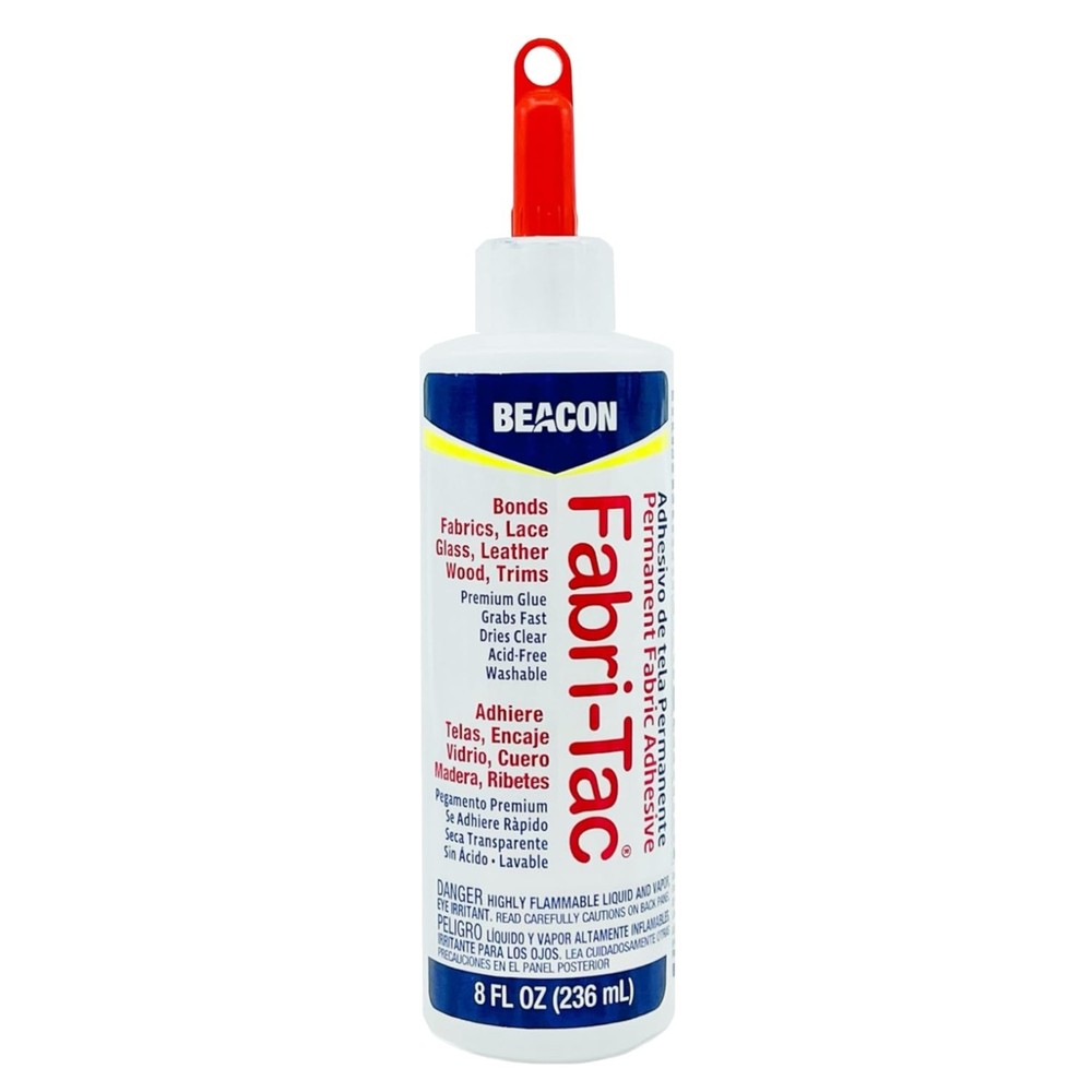 Fabri-Tac Fabric Glue – 8oz Permanent Adhesive