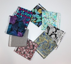 4 Yrds Novelty Assorted Cotton Fabric 1/2 Yard Cuts – 8 Prints- Fabric Bundle