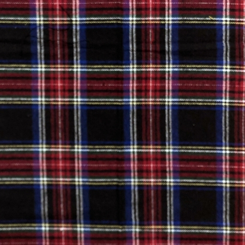 Red Tartan Plaid Cotton Flannel Fabric – 60″ Wide – Sold by the Yard and Bolt