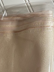 SILK PEACH CREAM FABRIC 10 Yards x 22 Inches Wide or 360 Inches x 22 Wide