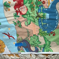 VNTG House ‘N Home LAND OF DINOSAURS Drapery Fabric, 5 Yds 17”x 44”,Thick, READ