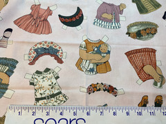 Windham Fabrics Presents Paper Dolls #28117 2 pieces dolls and dresses
