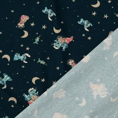 1 M X 1.52 M Lilo & Stitch Cotton Jersey Fabric