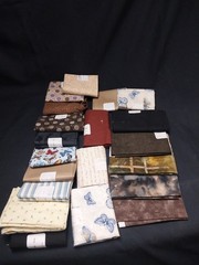 Lot of 20 Fat Quarters Cotton Fabric Mixed Colors & Themes