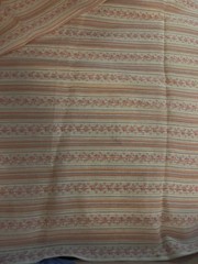 VTG Peter Pan Beautiful Pink Florals Stripes Raised Lines Dimity BTFQ