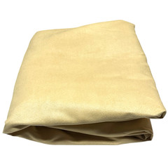 Microfiber Suede Upholstery Fabric 9 7/8 Yards X 55″ W Piece Light Golden Yellow