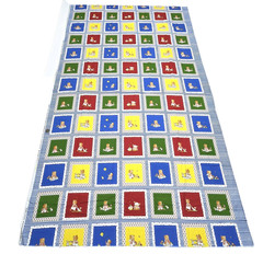 Bobbi’s Picnic Monica Maas Stof 16-65 Faux Patchwork Panels Blocks Fabric 1.4 YD