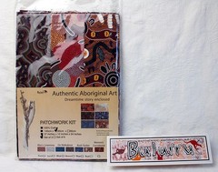 Aboriginal Quilting Fabric from Bulurru- Australian, from Original Artists’ Work