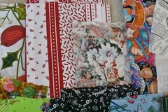 Lot, Novelty Prints Cotton Pieces & Scraps, 2 Pound & 2 Oz, S133