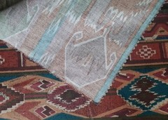 VTG 80s 90s Upholstery Fabric Remnants / Samples Stanley King Studio Teflon+