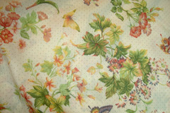 3.66 yds Cotton Sheeting Garden Floral polka dot Quilt Craft Pillow 48″ x 132″