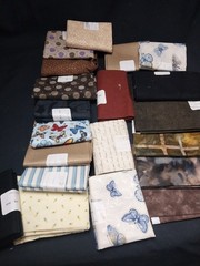 Lot of 20 Fat Quarters Cotton Fabric Mixed Colors & Themes