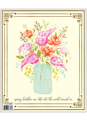 Riley Blake ADEL IN SPRING Quilt Fabric PANEL 36″ x 44″ Sandy Gervais