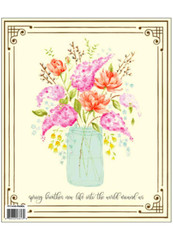 Riley Blake ADEL IN SPRING Quilt Fabric PANEL 36″ x 44″ Sandy Gervais
