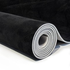 Babnecl Suede Auto Headliner Fabric 96 L × 60 W with Foam Backing – Tube Packagi