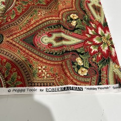 Peggy Toole Robert Kaufman Holiday Flourish 12409 Japan Quilting Fabric 1 Yd