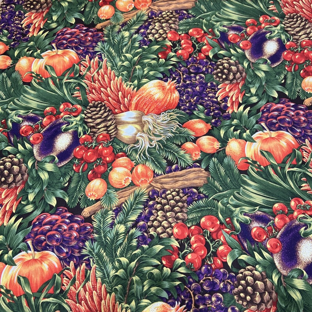 Hobby Lobby Fabric Cotton Quilt Fabric 3 Yard 10 in X 44 in Fall Fruit