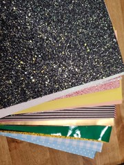 WHOLESALE LOT 15 Bulk Faux Leather Sheets Crafting Fabric for Sewing Bow Making