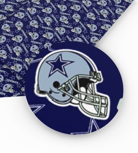 Cowboys fan FAUX LEATHER SHEET 8″ x 12″ 1061973 Dallas Football SMOOTH TEXTURE