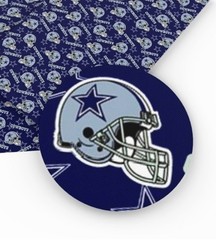 Cowboys fan FAUX LEATHER SHEET 8″ x 12″ 1061973 Dallas Football SMOOTH TEXTURE