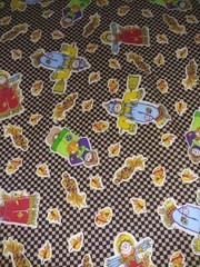 Springs Industries Harvest Spirits Cotton Fall Themed Fabric 2.75 Yards x 43″W