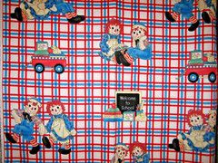 VTG Daisy Kingdom # 1756 Raggedy Ann & Andy “Back to School Applique” BTFQ