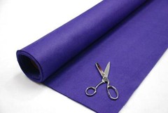 3mm THICK Acrylic Felt Baize Craft/Poker Fabric/Material PURPLE