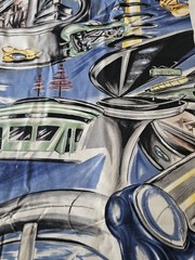 Vintage – Robert Kaufman Future World Cotton Fabric – 1.333 Yards