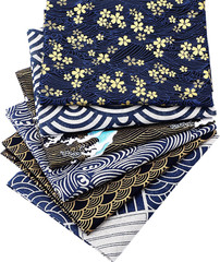 6 Pieces Japanese Fat Quarters Quilting Fabric Bundles 19.7 X 15.7 Inch, Japanes