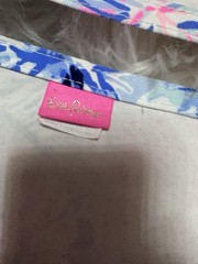 LILLY PULITZER Fabric Lot 2 Sea To Shining Sea 37”L x 19”W Canvas Panels 🩷💙