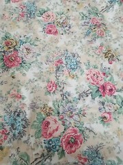 Ralph Lauren Brittany Floral Fabric Remnants Vintage USA 100% Cotton