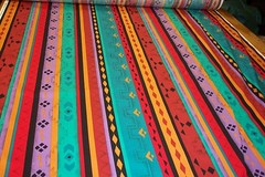 NEW, Cranston Colorful Print is very vibrant and 44 inches wide