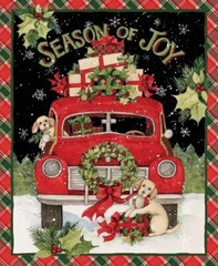 Season of Joy Puppies Panel 44/45in