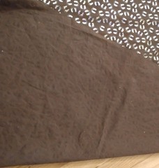 Metallic Brocade Fabric Brown Iridescent Lifted Cloque 3 1/3 Yards Feet Pattern