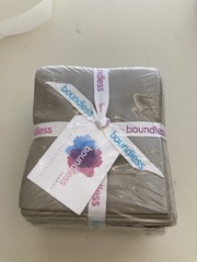 Boundless Grey/Black Fat Quarter Quilting Fabric, 15 pcs