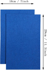 Stiff Craft Felt Sheets, 2mm Thick Felt Fabric for Crafts, 12pcs 7 x 11.3 inch C