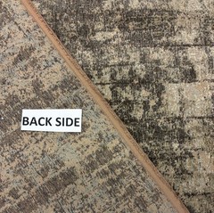 DESIGNER HEIRLOOM VELVET VINTAGE TAUPE BEIGE FURNITURE FABRIC BY 1/2 YARD 49″W