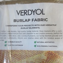 Burlap Fabric 8’x5′ Versatile Burlap Fabric Roll – 3 PACKAGES