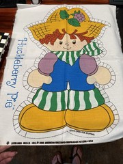 Vtg 1980’s Huckleberry Pie 20” Pillow Pattern Springs Mills #5710 New Unused