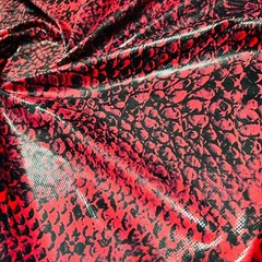 4 Way Stretch Fabric Metallic Scales Animal Print Spandex By Yard for Swimwear