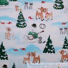 BonEful FABRIC FQ Cotton Quilt White Green Red Blue Farm Tractor Baby Boy Dot US